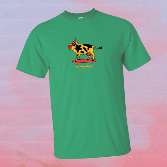 [SALE] Cow Skateboard Tee