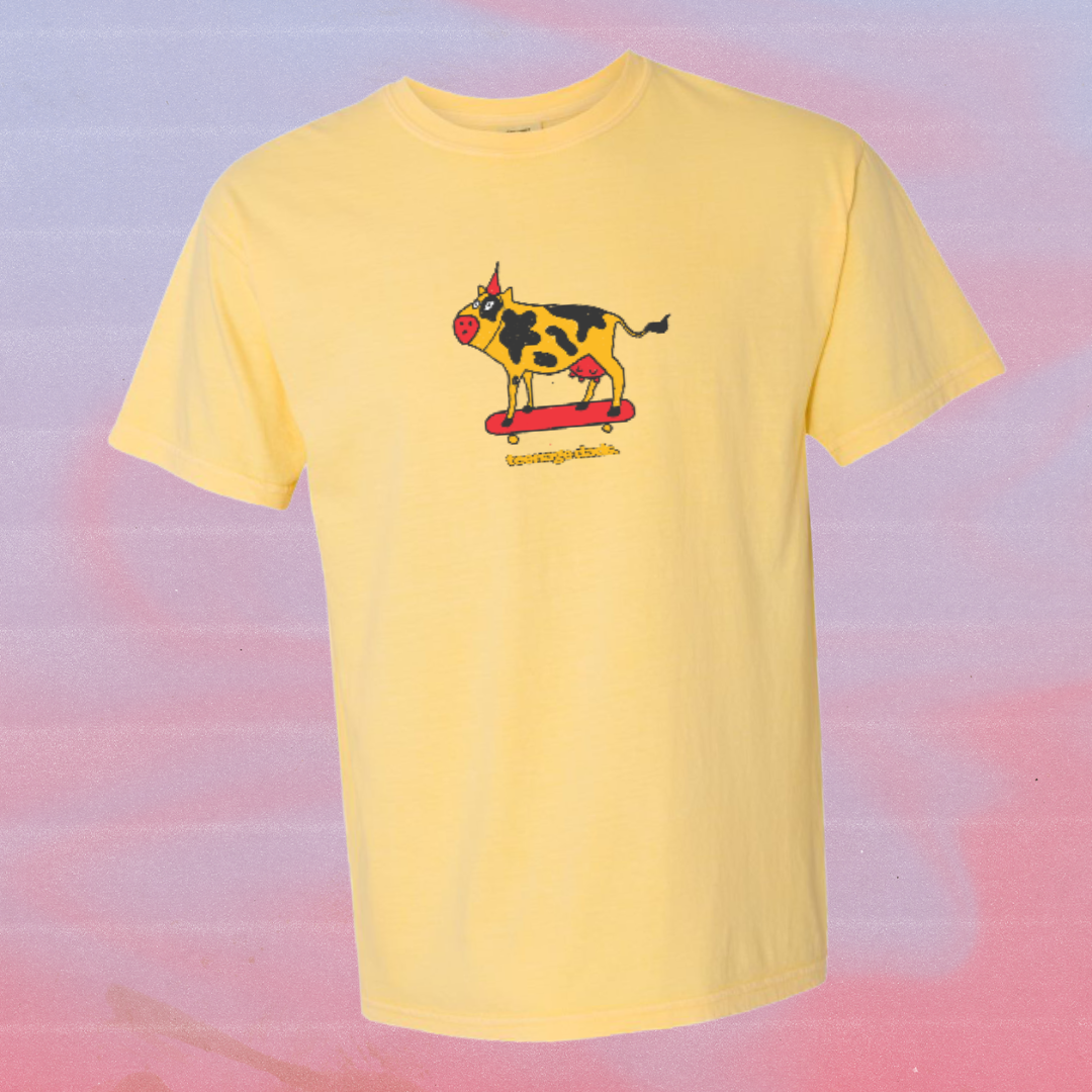 [SALE] Cow Skateboard Tee